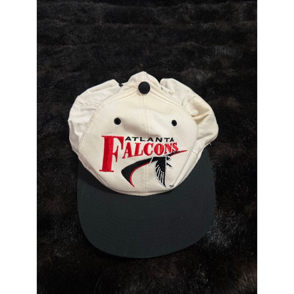 RARE Vintage Drew Pearson Atlanta Falcons Big Logo Brim Hit Snapback Hat